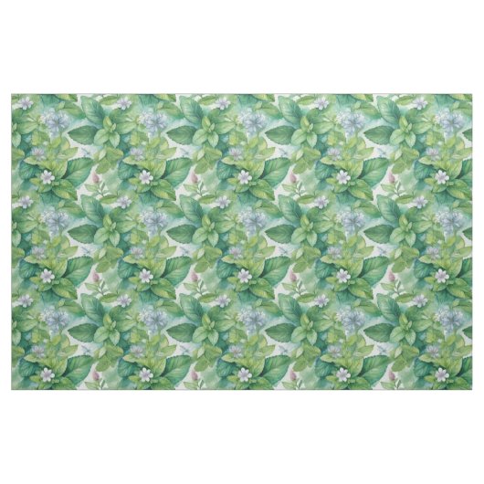 Peppermint-Blätter Stoff (Fat Quarter (45,7 x 55,9 cm))