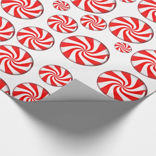 Peppermint Candies Geschenkpapier (Ecke)