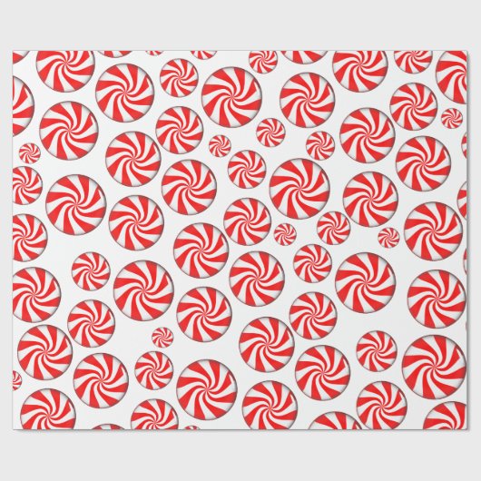 Peppermint Candies Geschenkpapier (Flach)