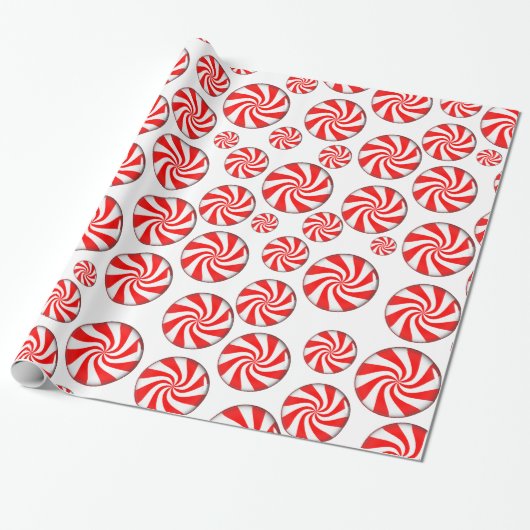 Peppermint Candies Geschenkpapier (Ungerollt)