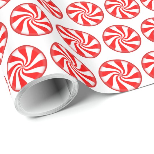 Peppermint Candies Geschenkpapier (Rolleneckpunkt)