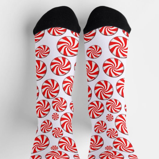 Peppermint Candies Weihnachten Socken (Oben)