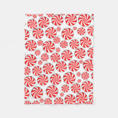 Peppermint Candy Background Fleecedecke (Vorderseite)