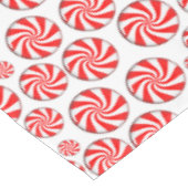 Peppermint Candy Background Tischdecke (Schrägansicht)