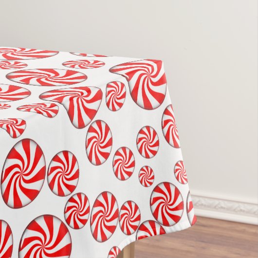 Peppermint Candy Background Tischdecke (Beispiel)