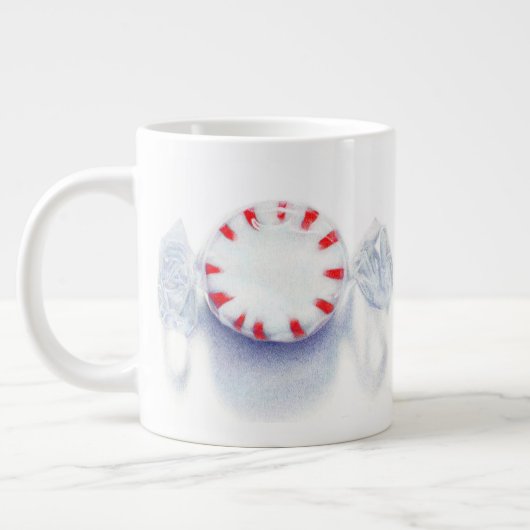 PEPPERMINT CANDY Big White Tasse (Links)