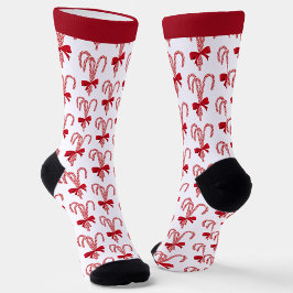 Peppermint Candy Cane All-Over-Print Socks Socken