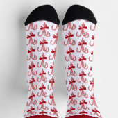 Peppermint Candy Cane All-Over-Print Socks Socken (Oben)
