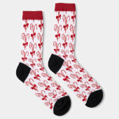 Peppermint Candy Cane All-Over-Print Socks Socken (Rechts)