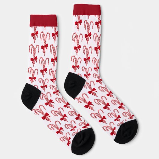 Peppermint Candy Cane All-Over-Print Socks Socken (Rechts)
