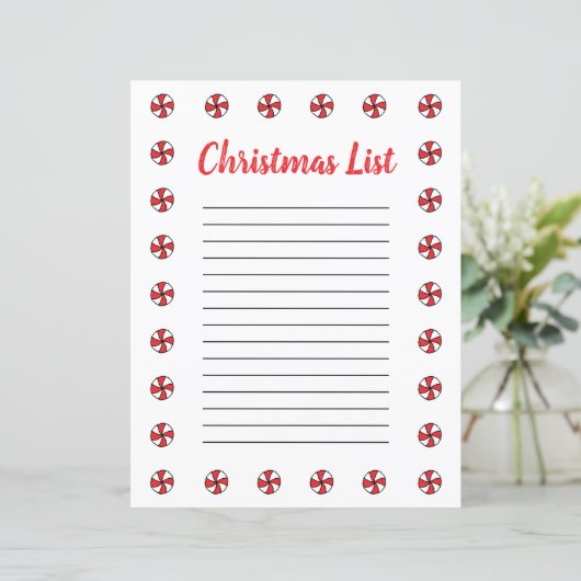 Peppermint Candy Cane Boarder Clipart Weihnachten (Stehend Vorderseite)