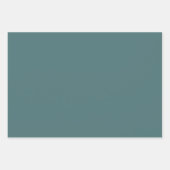 Peppermint Candy Cane Modern Wrapping Paper Geschenkpapier Set (Vorderseite 2)