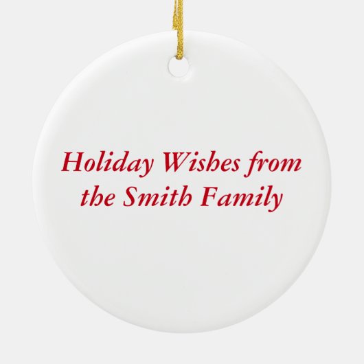 Peppermint Candy Cane Starlight Minze Weihnachten Keramikornament (Hinten)