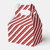 Peppermint Candy Cane Striped Gefälligkasten Geschenkschachtel (Rückseite)