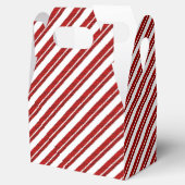 Peppermint Candy Cane Striped Gefälligkasten Geschenkschachtel (Geöffnet)