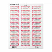 Peppermint Candy Cane Stripes Weihnachten (Vorne)