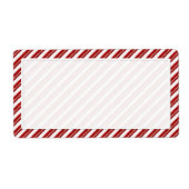 Peppermint Candy Cane Stripping Labels (Vorne)