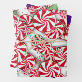 Peppermint Candy Christmas Geschenkpapier Set (Beispiel)