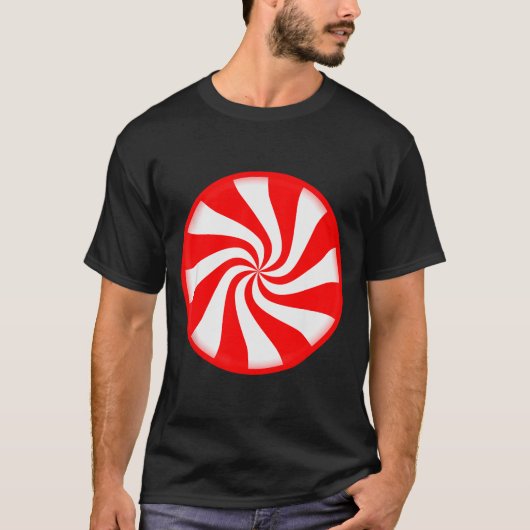 Peppermint Candy Christmas T-Shirt (Vorderseite)
