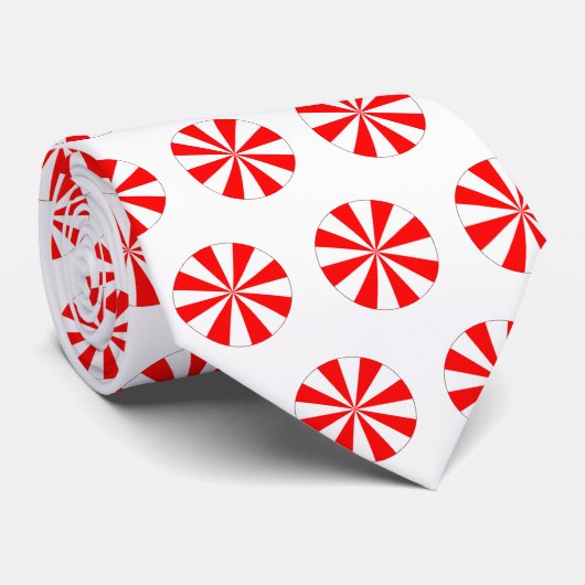 Peppermint Candy Circle Krawatte (Gerollt)
