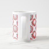 Peppermint Candy Dots Jumbo Tasse (Rückseite)