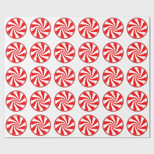 Peppermint Candy Geschenkpapier (Flach)