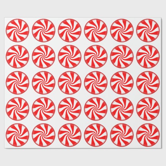Peppermint Candy Geschenkpapier (Flach)