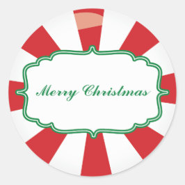Peppermint Candy Gift Aufkleber