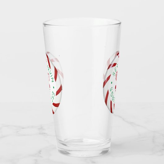 Peppermint Candy Glass Tumbler (Rechts)