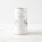 PEPPERMINT CANDY "HAPPY MERRY JOLLY" Stein Bierglas (Mittel)
