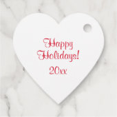 Peppermint Candy Heart Geschenkanhänger (Rückseite)