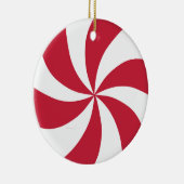 Peppermint Candy Keramik Ornament (Rechts)