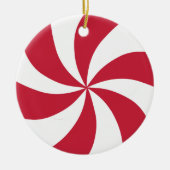Peppermint Candy Keramik Ornament (Vorne)