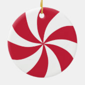 Peppermint Candy Keramik Ornament (Hinten)