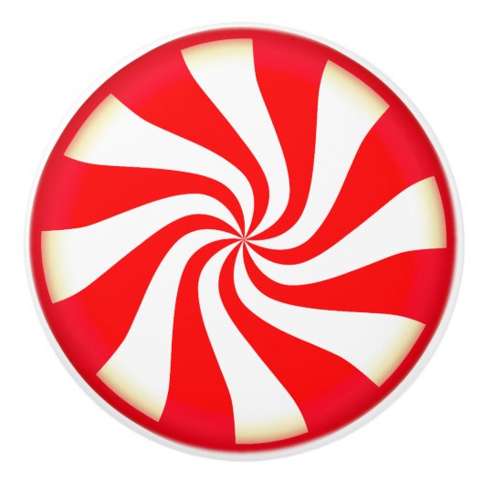 Peppermint Candy Keramikknauf (Vorderseite)