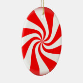 Peppermint Candy Keramikornament (Rechts)
