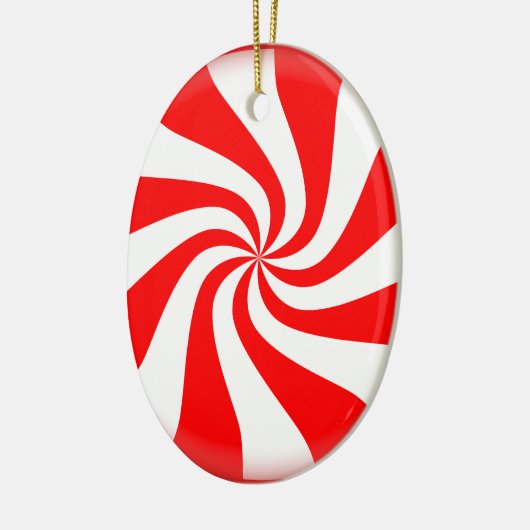 Peppermint Candy Keramikornament (Links)