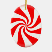 Peppermint Candy Keramikornament (Vorne)