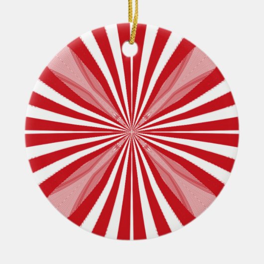 Peppermint Candy Keramikornament (Vorne)