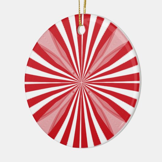 Peppermint Candy Keramikornament (Links)