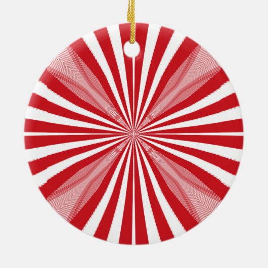 Peppermint Candy Keramikornament (Hinten)