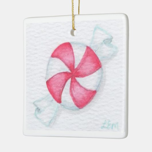 Peppermint Candy Keramikornament (Links)
