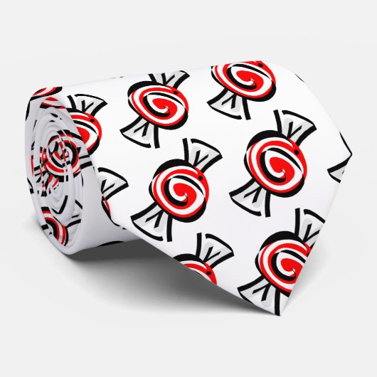 Peppermint Candy Krawatte (Gerollt)