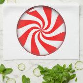 Peppermint Candy Küchentuch (Gefaltet)