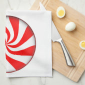 Peppermint Candy Küchentuch (Viertel Falte)