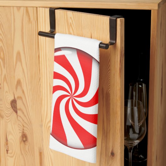 Peppermint Candy Küchentuch (Drittel gefaltet)