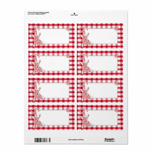 Peppermint Candy Label (Vorne)