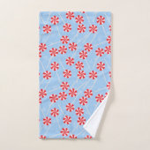 Peppermint Candy Mints Weihnachten Badhandtuch Set (Handtuch)