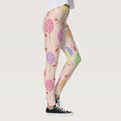 Peppermint Candy Mints Weihnachten, Bonbons Leggings (Rechts)