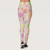 Peppermint Candy Mints Weihnachten, Bonbons Leggings (Rückseite)